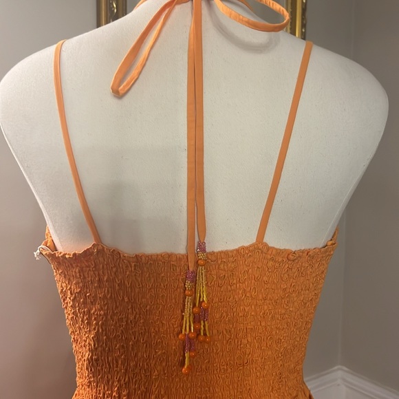 La Fuori Tangerine Sun Dress. Size L. NWT - Picture 9 of 14
